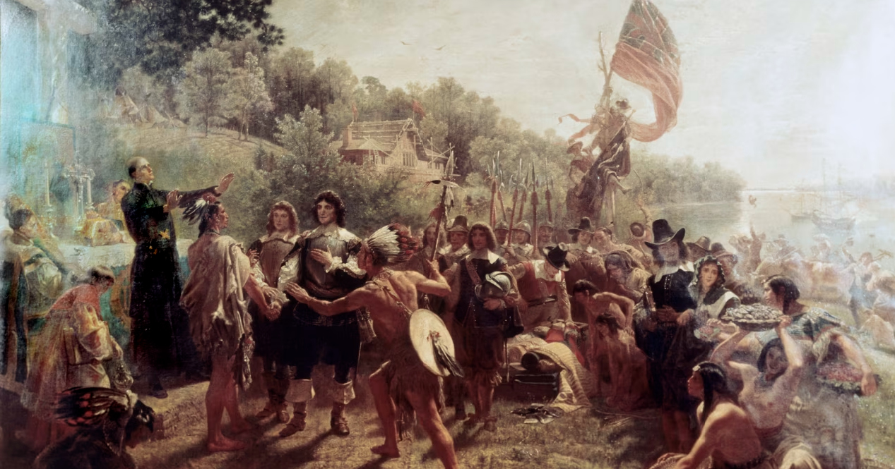 The Founding of the Colony of Maryland, Emanuel Leutze